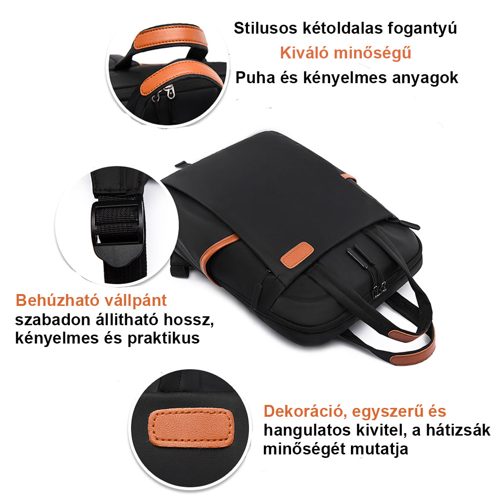 Dollcini, női divatos hátizsák, elegáns iskolatáska, tartós és vízálló, nagy kapacitású, többfunkciós