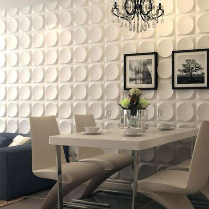 Dollcini Otthon 3D PVC Falpanel – Modern Geometrikus Mintás Dekoráció