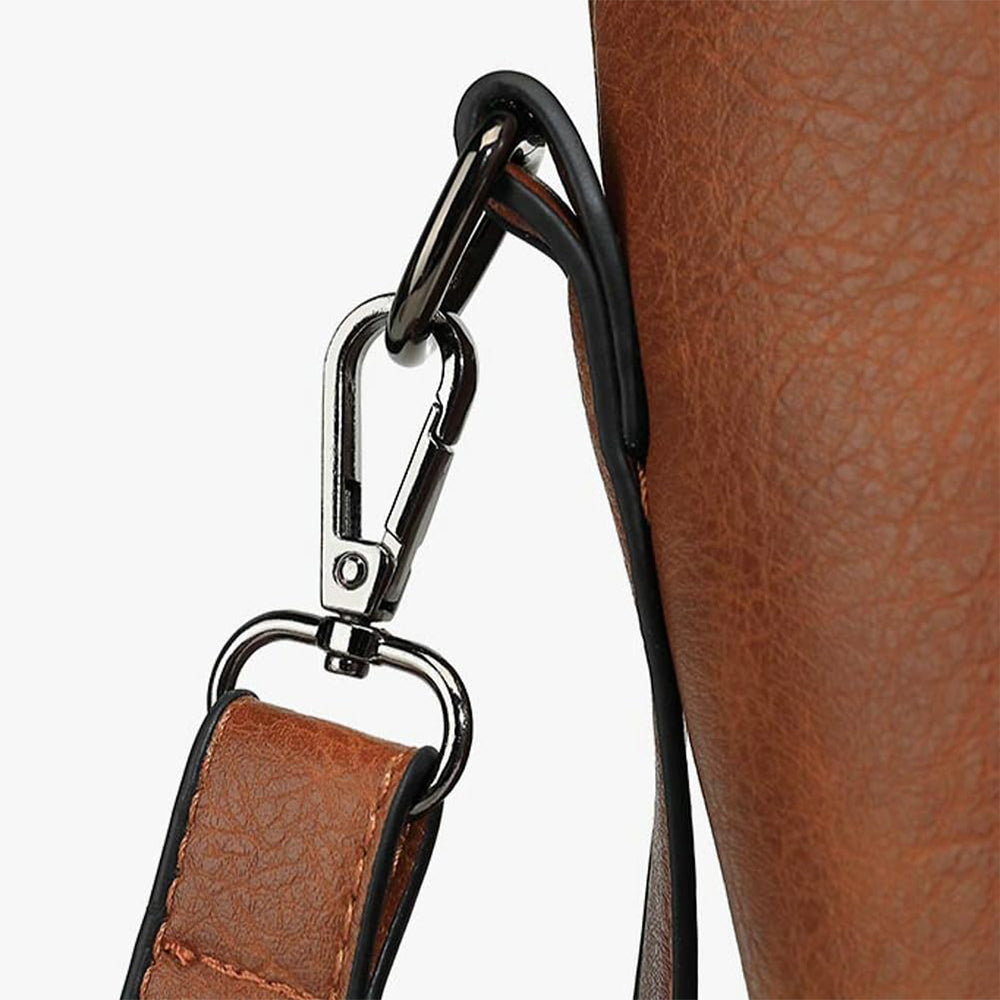 Dollcini Women's Handbag – Premium Faux Leather, Zippered, Practical Shoulder Bag
