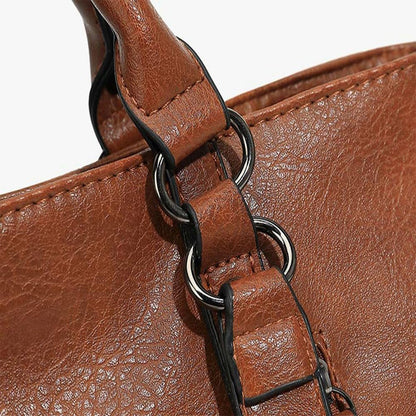 Dollcini Women's Handbag – Premium Faux Leather, Zippered, Practical Shoulder Bag