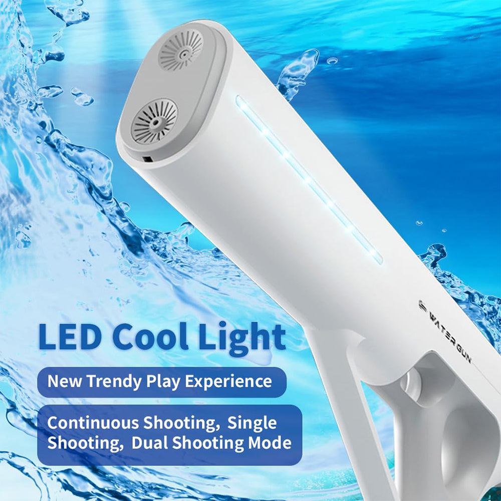 Dollcini Automata Elektromos Vízipisztoly – USB Tölthető, LED Fényes, 510 ml