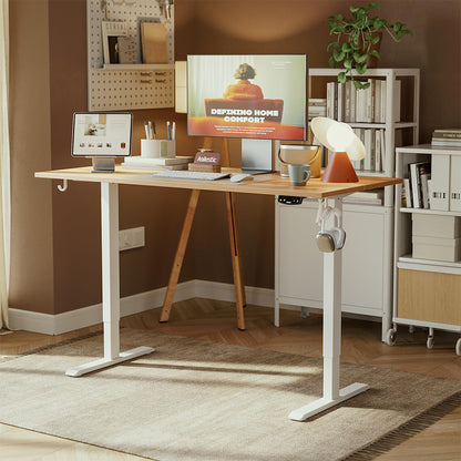 Dollcini elektromosan állítható íróasztal – USB portokkal és ergonomikus kialakítással