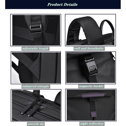 Dollcini Laptop Hátizsák – Vízálló, Nagy Kapacitású, 15.6” Laptophoz, Modern és Praktikus (Uniszex)