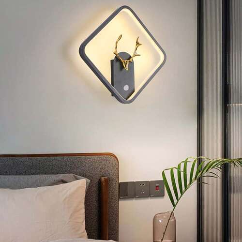 Dollcini Otthon Modern LED Fali Lámpa – Mozgásérzékelős, Dekor