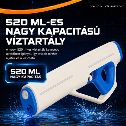 Dollcini Automatic Electric Water Gun – USB Rechargeable, LED Light, 510 ml