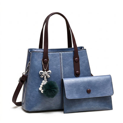 Dollcini Női Munkatáska Szett – Műbőr Kézitáska Pénztárcával