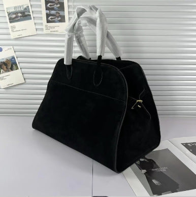 Dollcini Velúrhatású PU Női Kézitáska – Nagy Méretű Shopper Táska, Több Színben