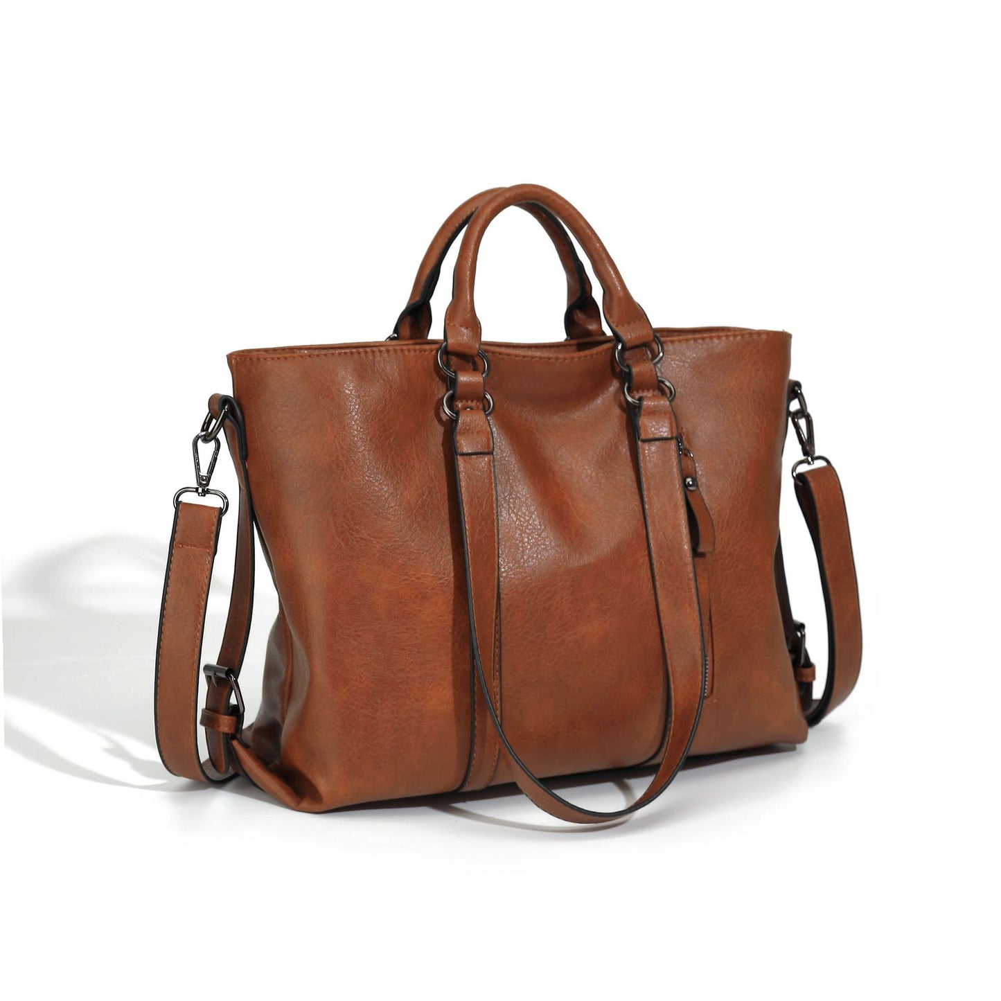 Dollcini Women's Handbag – Premium Faux Leather, Zippered, Practical Shoulder Bag