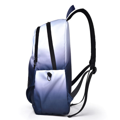 Dollcini Uniszex Laptop Hátizsák – Gradiens Mintás, Univerzális Iskolatáska