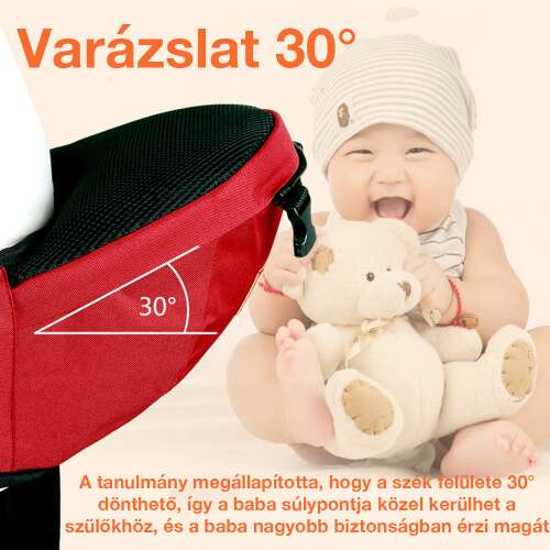Dollcini Ergonomikus Babahordozó – Többpozíciós, 15 kg-ig