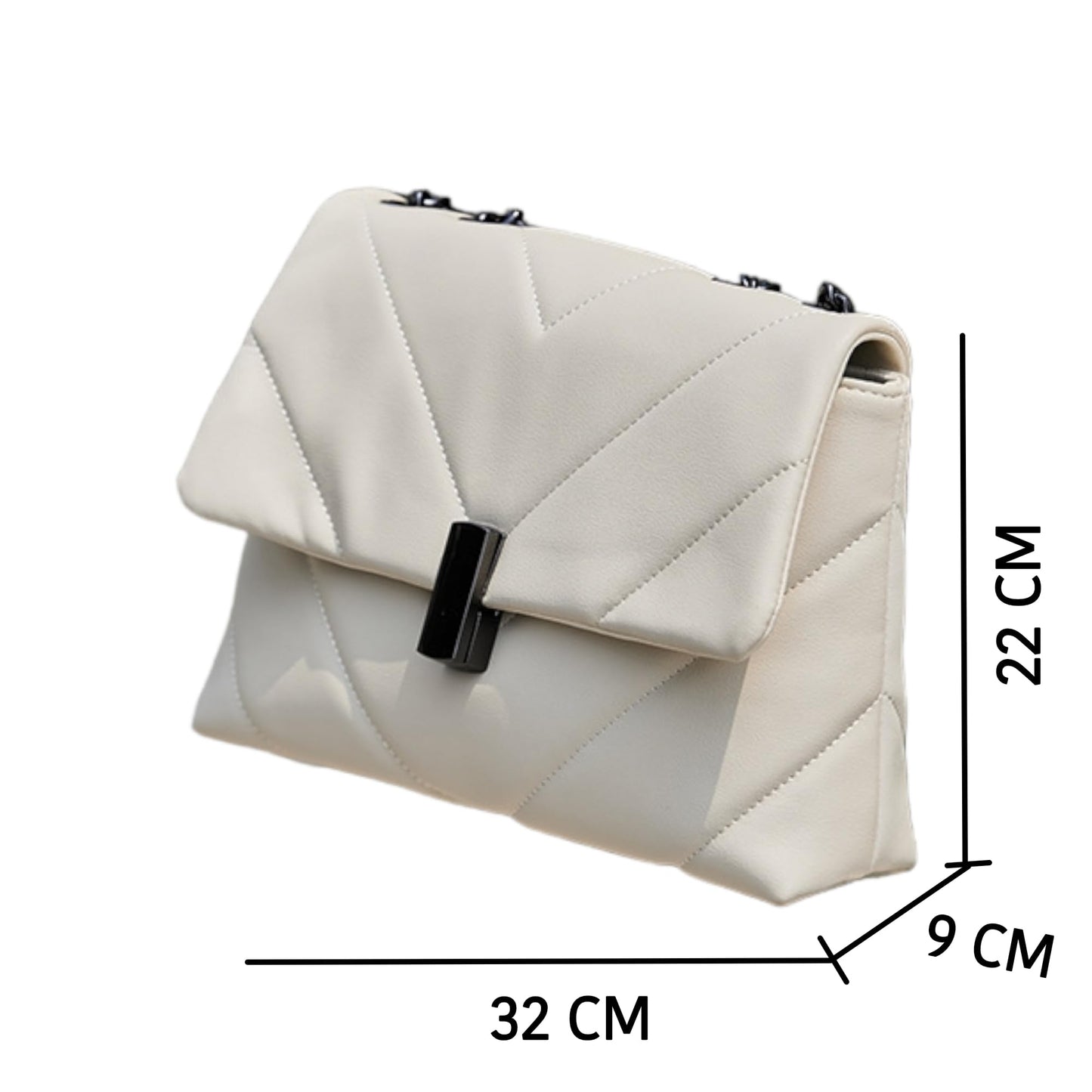 Dollcini elegáns női válltáska – Prémium PU bőr crossbody táska állítható pánttal,Több színben