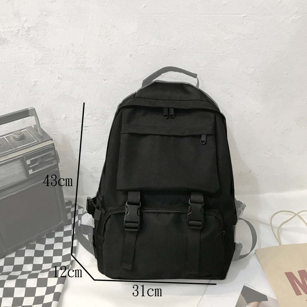 Dollcini Ergonomikus Iskolai Hátizsák – Vízálló, Párnázott, Többrekeszes Laptop Táska Diákoknak,Fekete