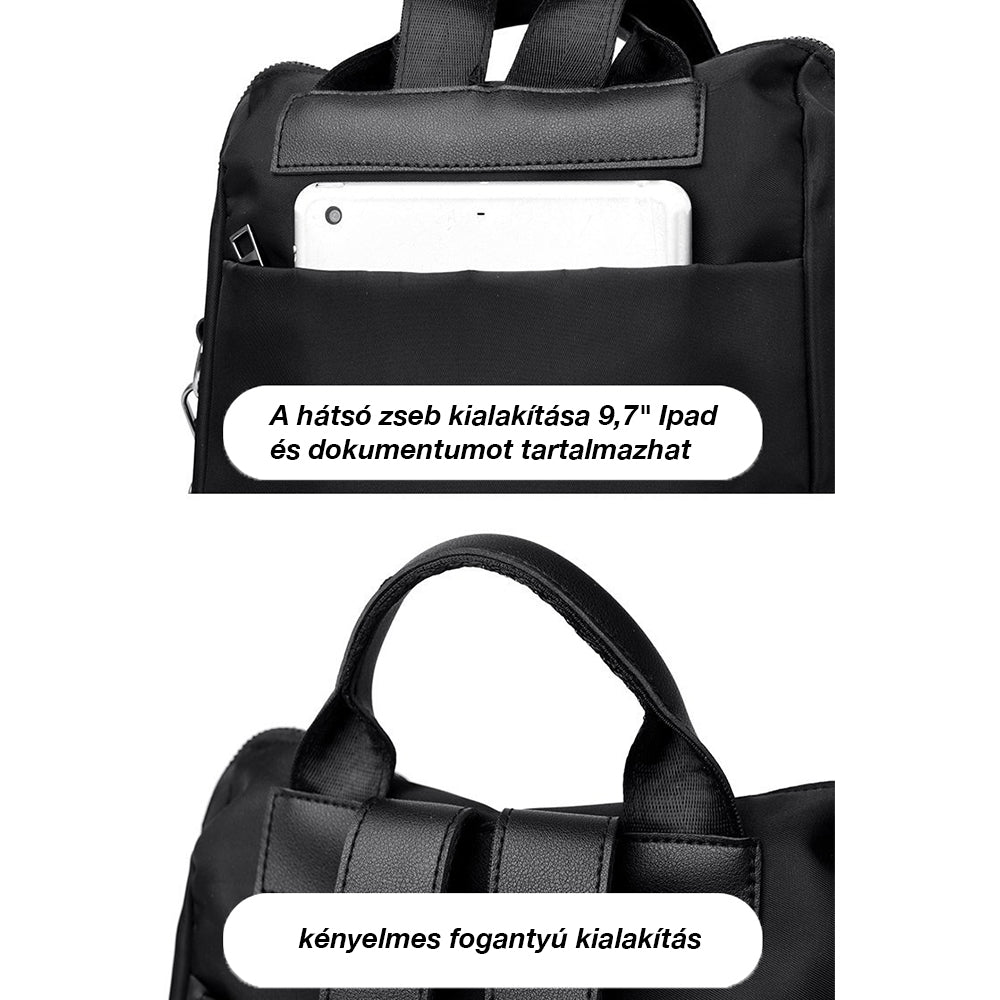 Dollcini Elegáns Női Hátizsák – Vízálló Nylon vagy nylon